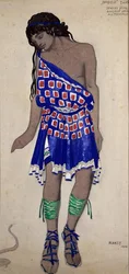 Jugend aus einer Hochzeitsprozession, Skizze für das Ballett Orpheus, 1814